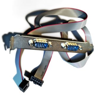 Záslepka RS-232 (sériový port) 2x DB-9